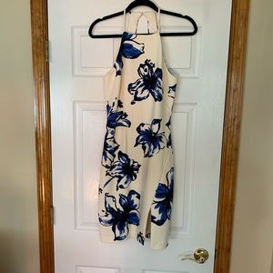 White & blue floral dress-bought at Bloomindale’s